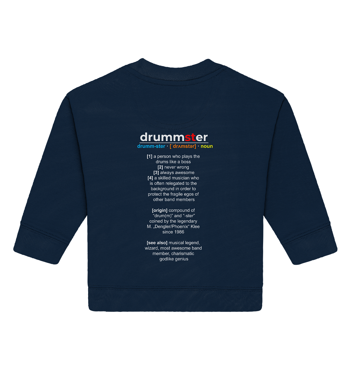 encyclopedia - baby sweatshirt | french navy