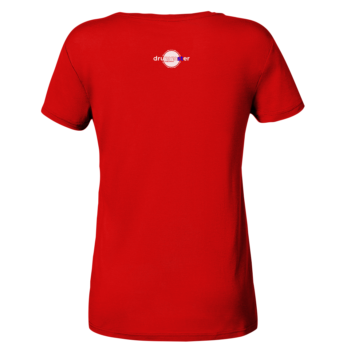 d-box v3 - ladies v-neck shirt | red