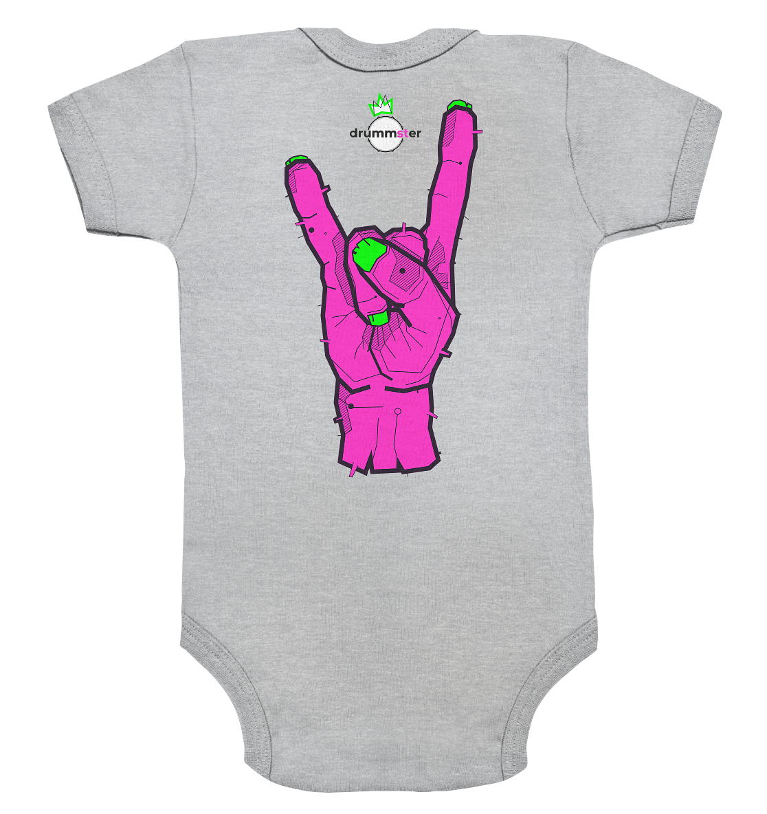 monster-mäx "rock'n roll" - baby bodysuite | various colors