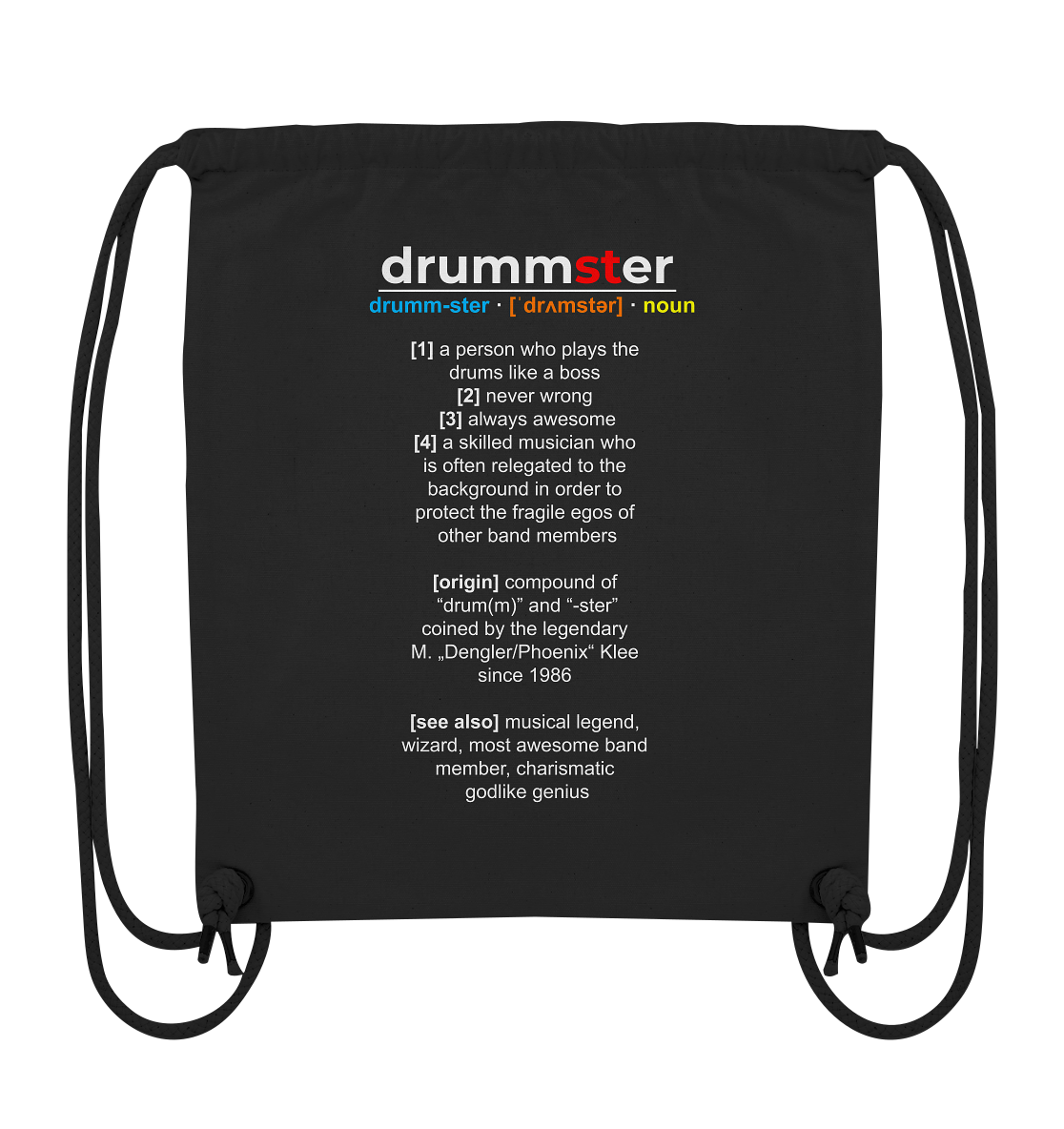 encyclopedia - gym-bag | black