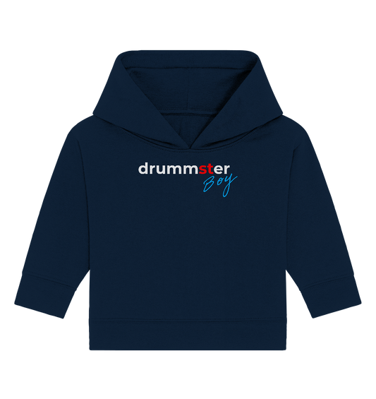 drummster boy - baby hoodie | french navy
