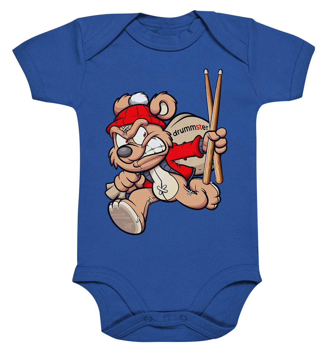 drumatic christmas - baby bodysuite | various colors