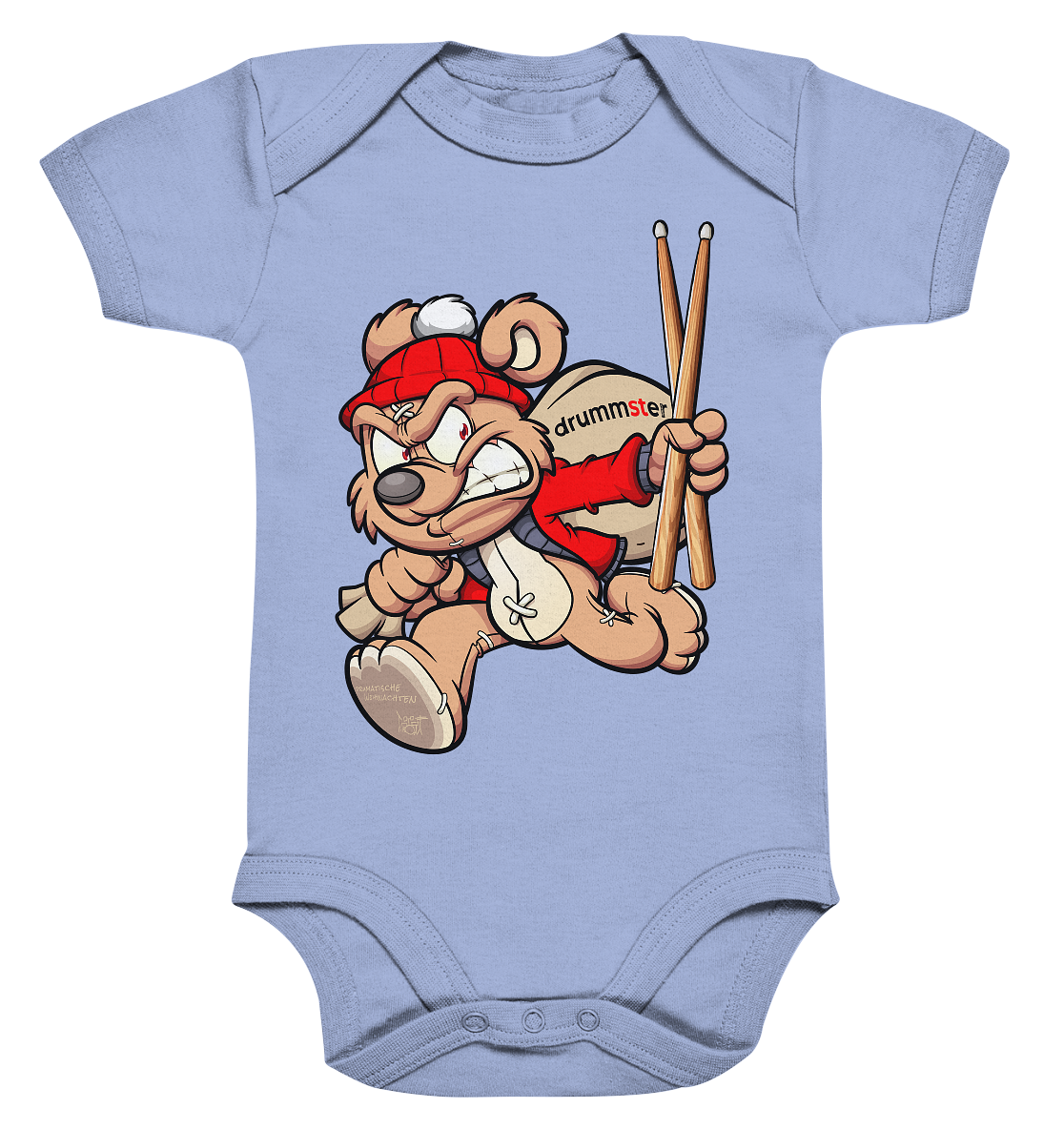 drumatic christmas - baby bodysuite | various colors