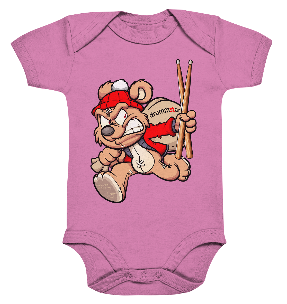 drumatic christmas - baby bodysuite | various colors