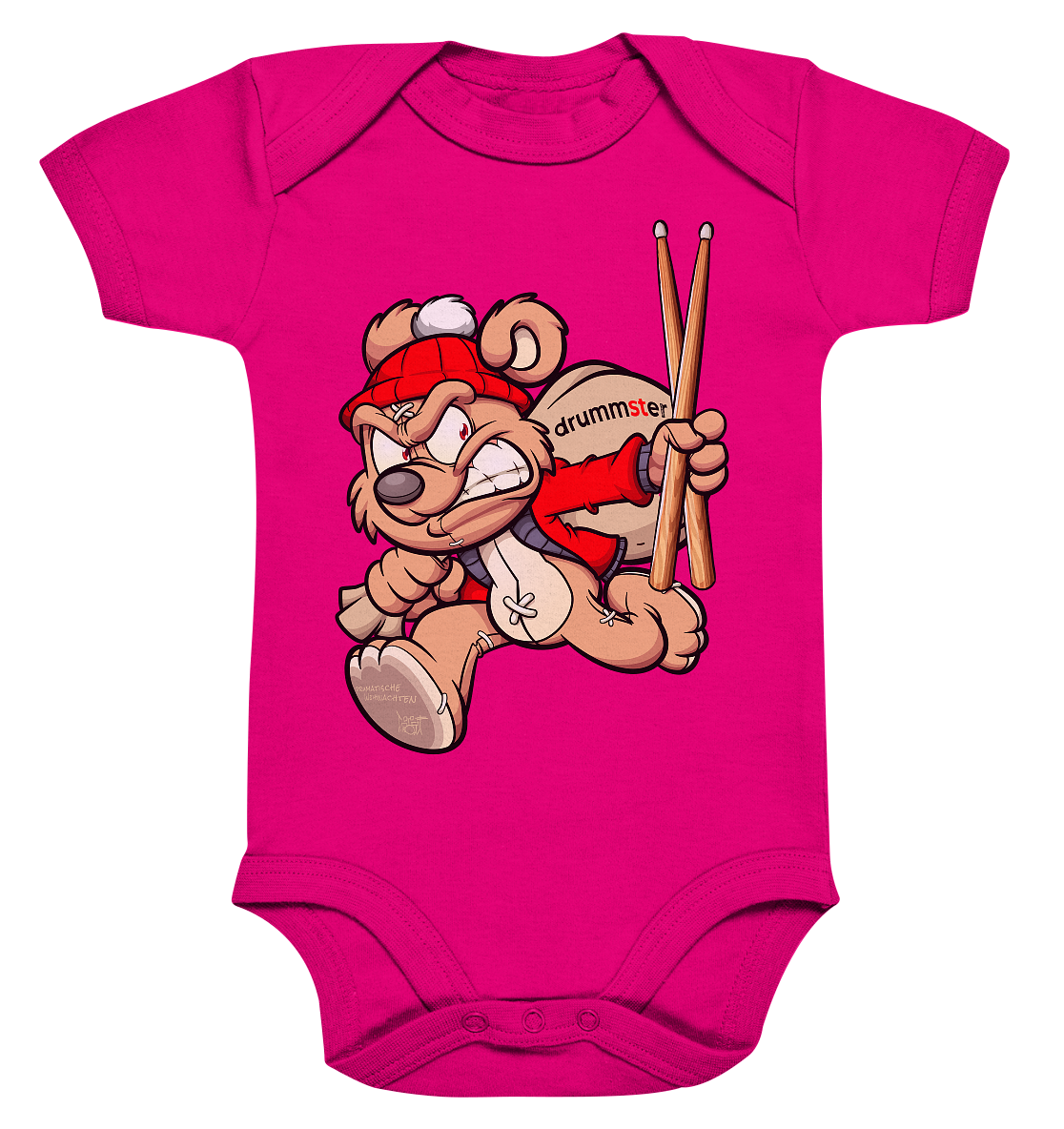 drumatic christmas - baby bodysuite | various colors