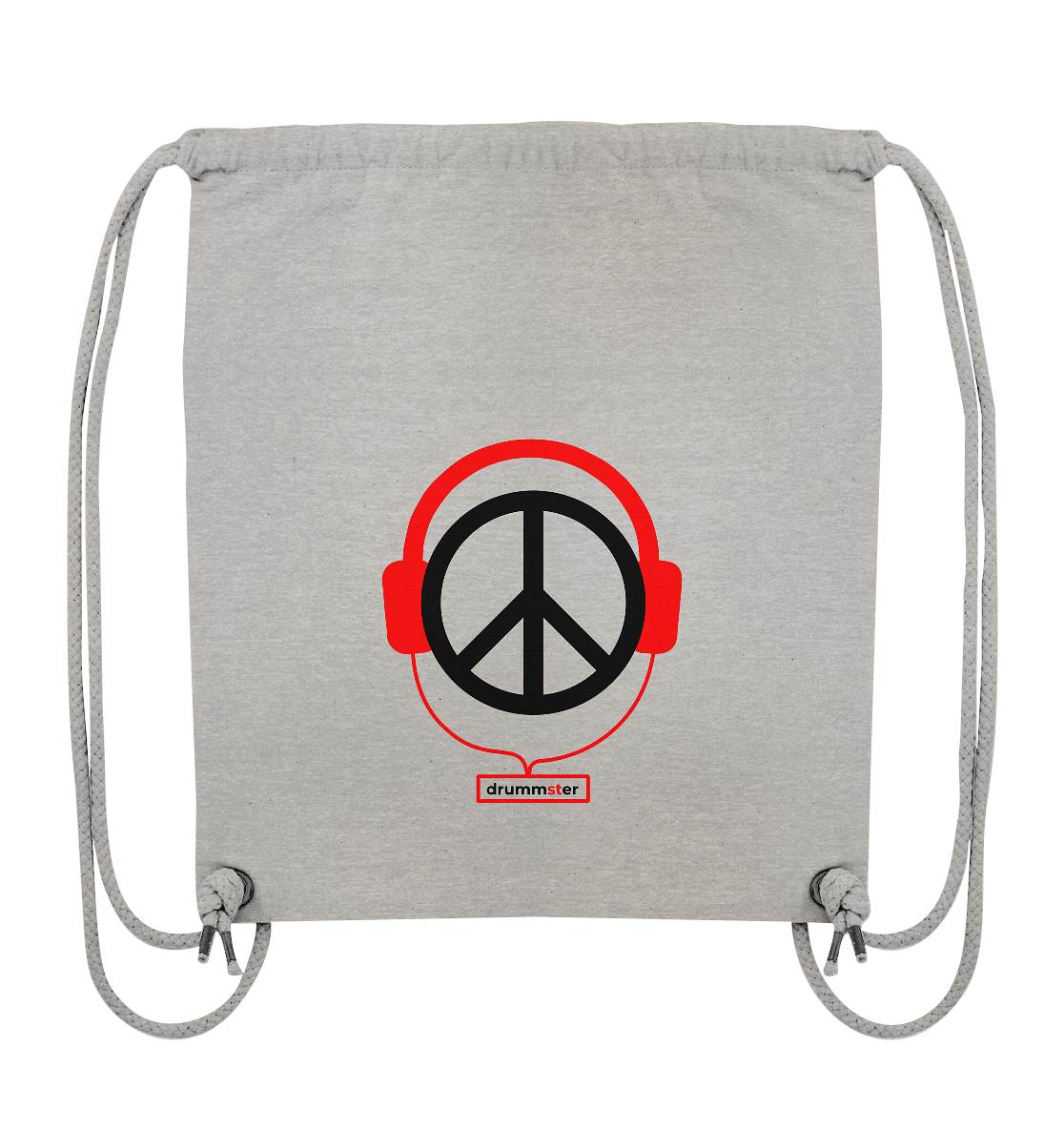 sound of peace - gym-bag | heather grey