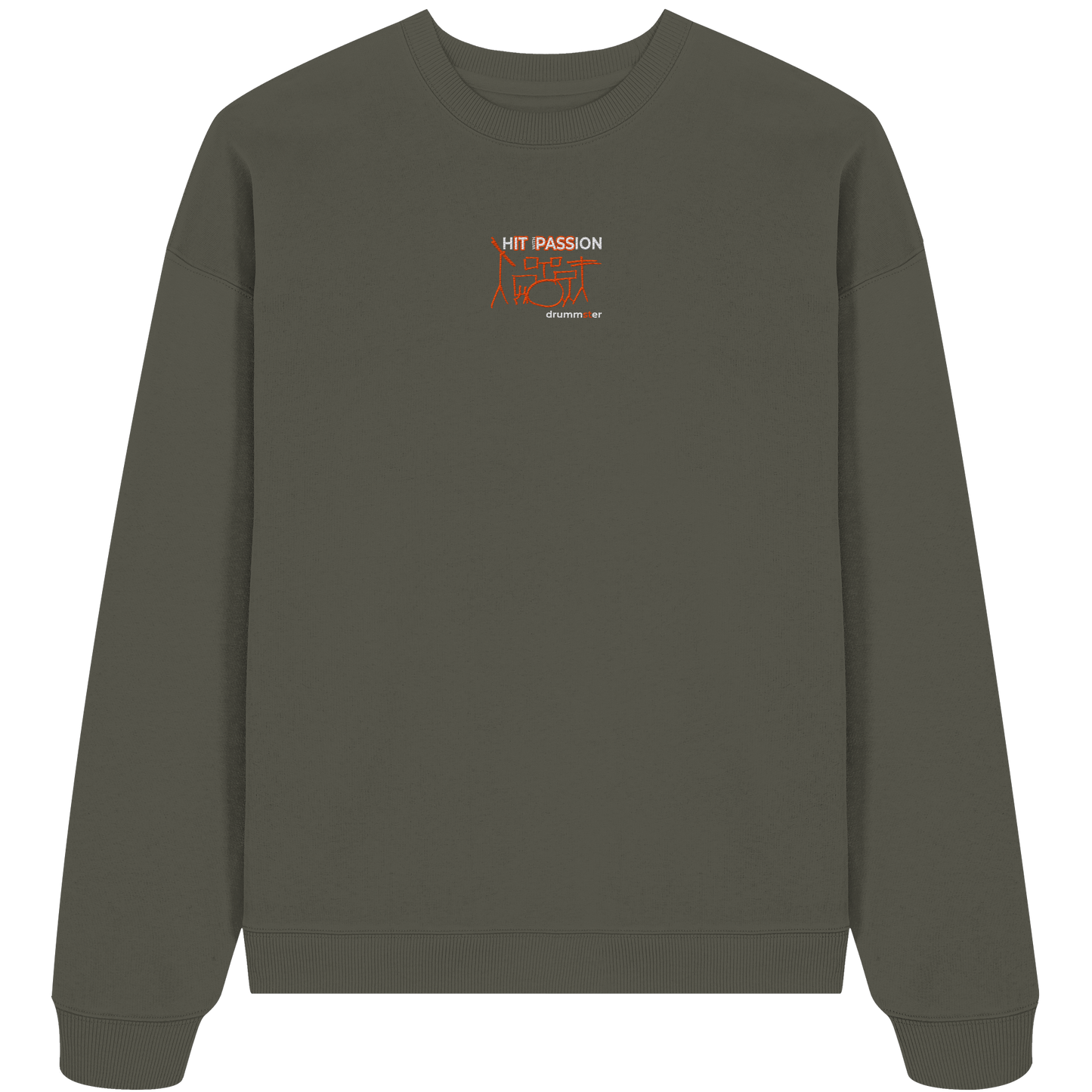 hIT with PASSion (gestickte Version) - oversize sweatshirt | khaki