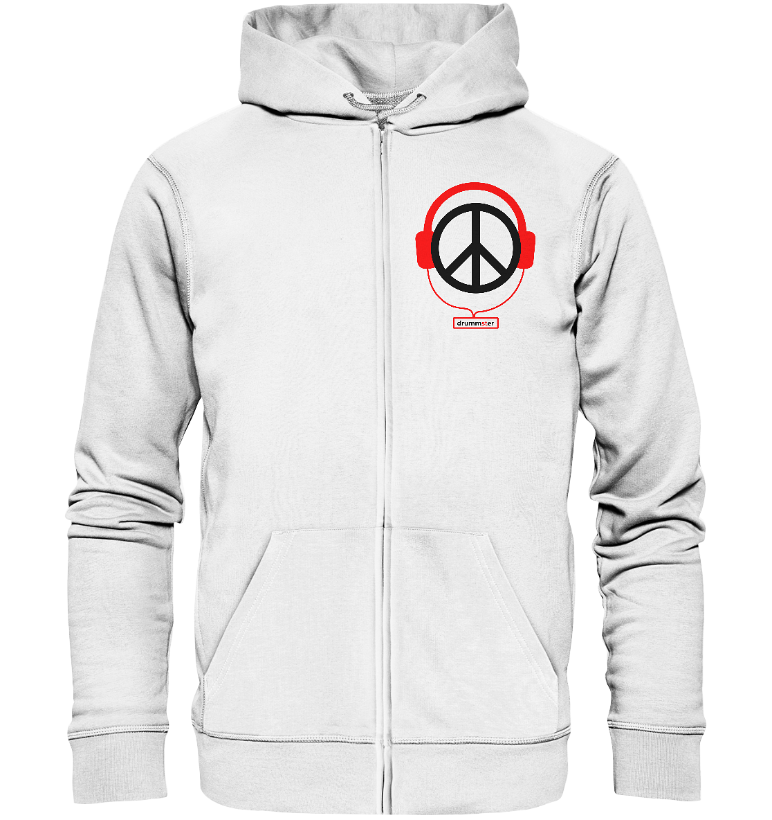 sound of peace - zipper | white