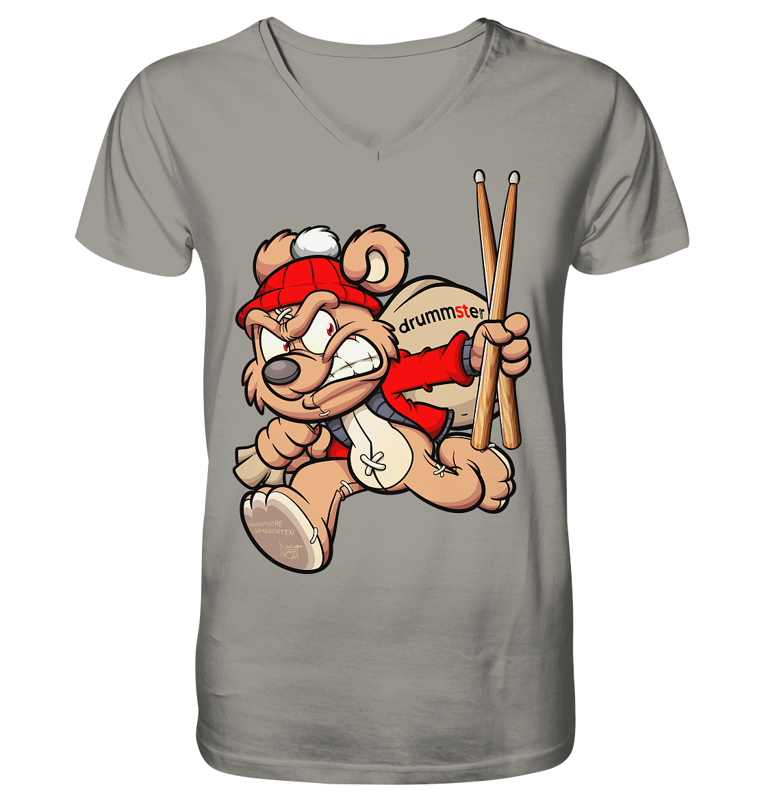 drumatic christmas - v-neck shirt | various colors