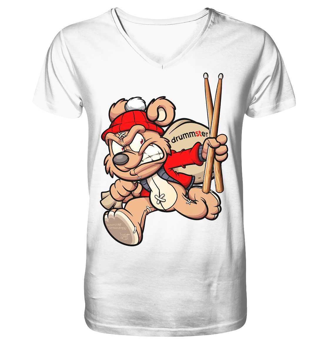 drumatic christmas - v-neck shirt | various colors