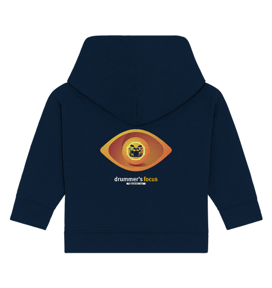 drummer's focus - baby hoodie | navy