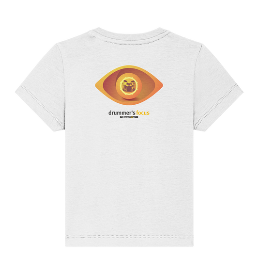 drummer's focus - baby shirt | white