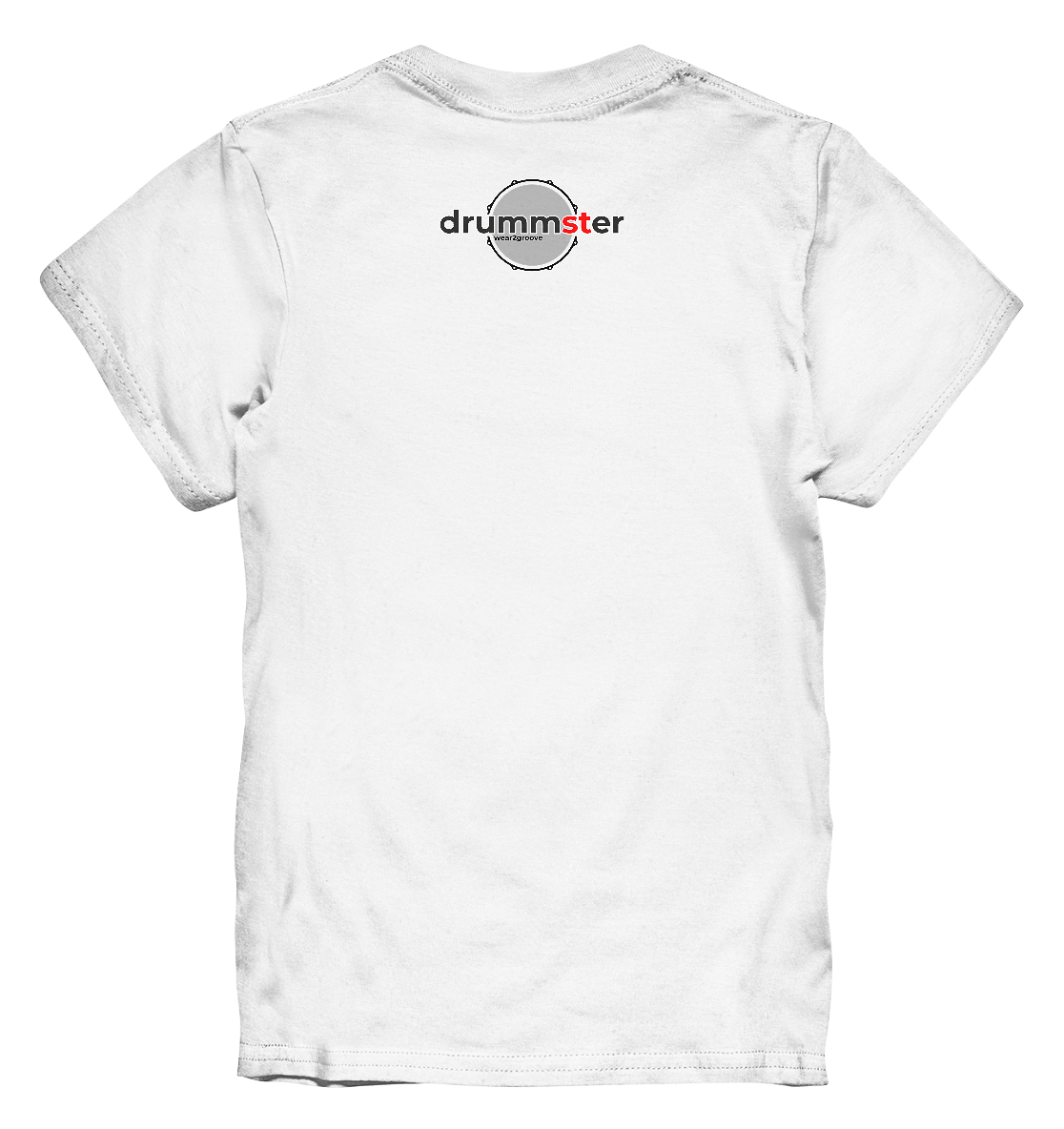 art of drummster v3 - kids shirt | white