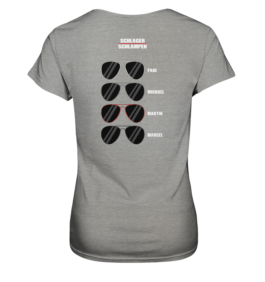 SchlagerSchlampen -> glasses - ladies shirt | various colors