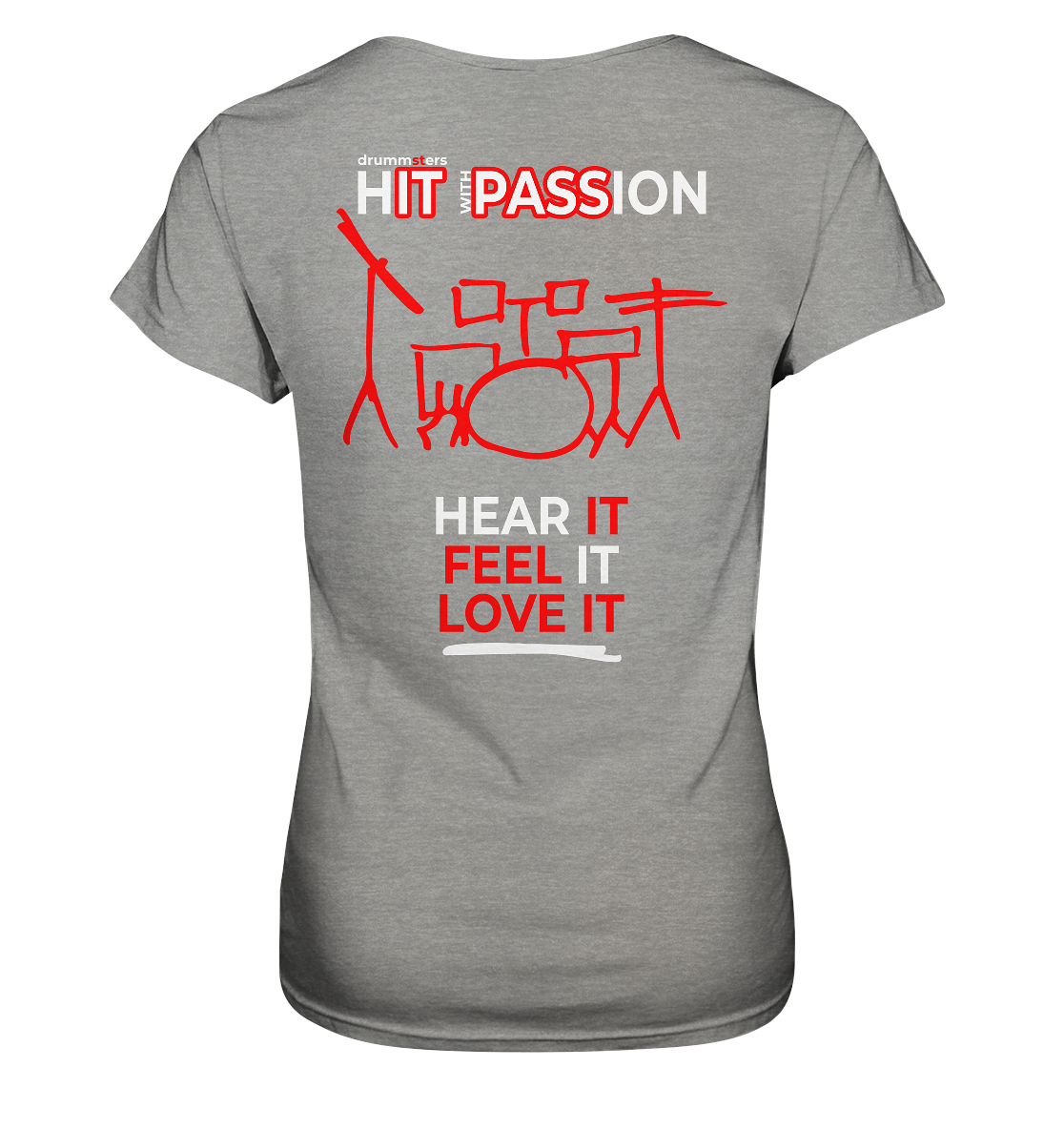 hIT with PASSion - ladies shirt | various colors