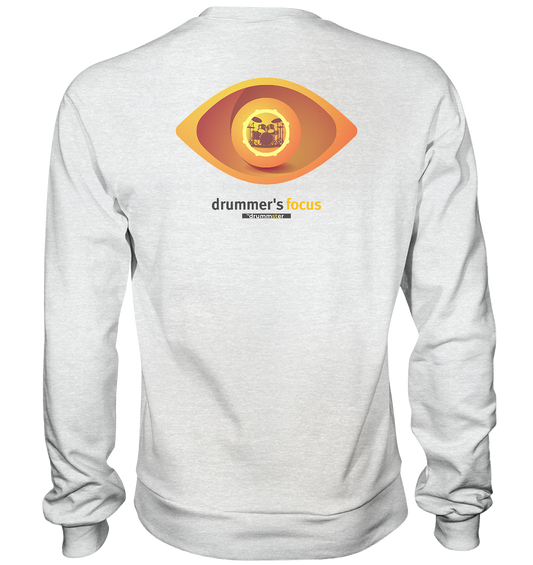 drummer's focus - sweatshirt | grey