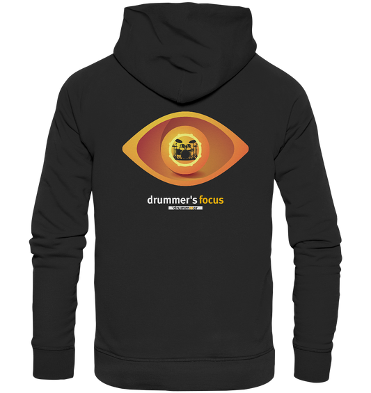 drummer's focus - unisex hoodie | black