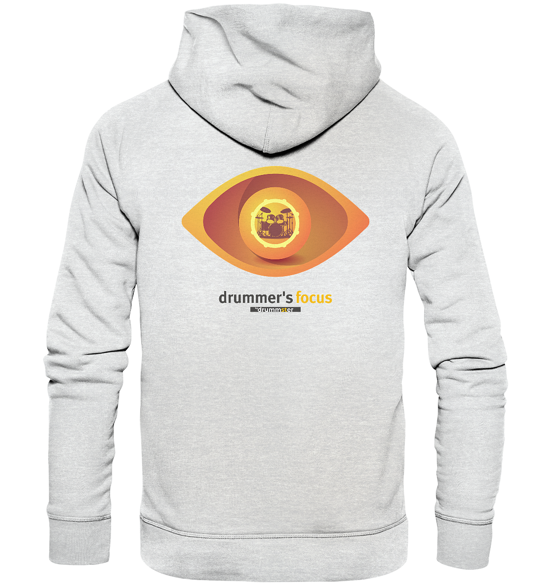 drummer's focus - unisex hoodie | grey