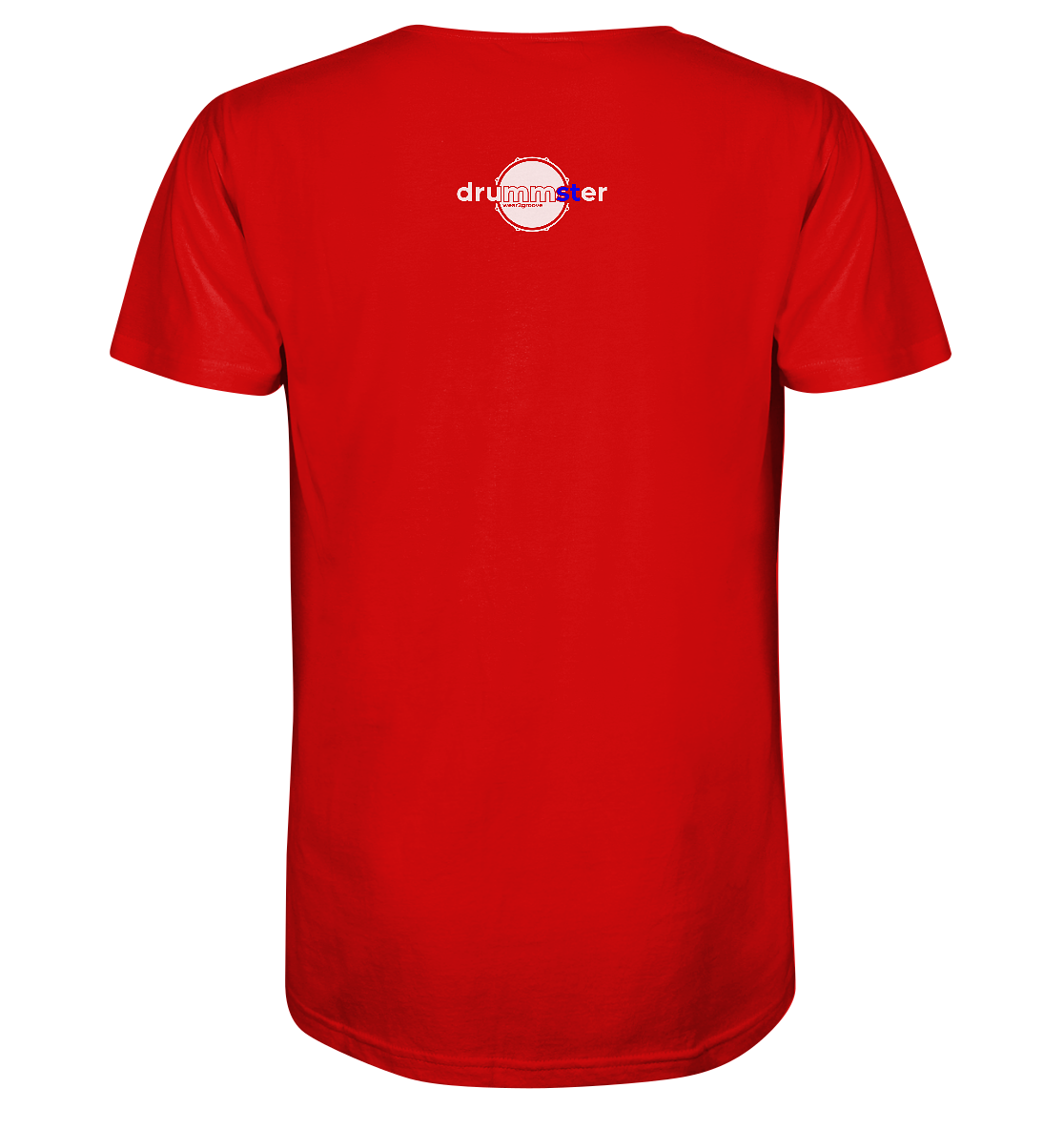 monument v3 - v-neck shirt | red