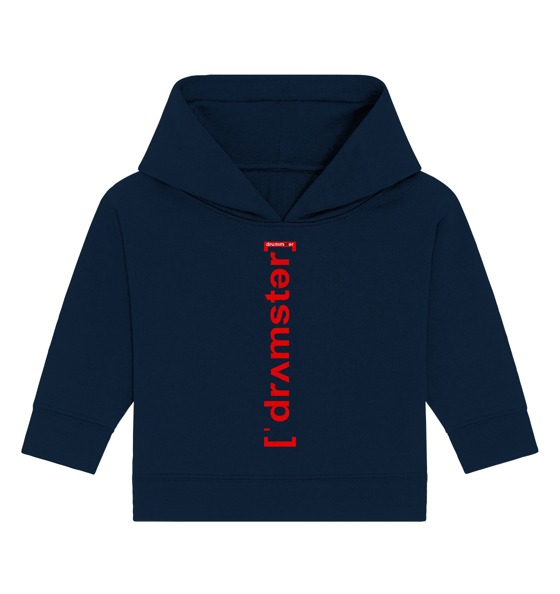 encyclopedia - baby hoodie | french navy