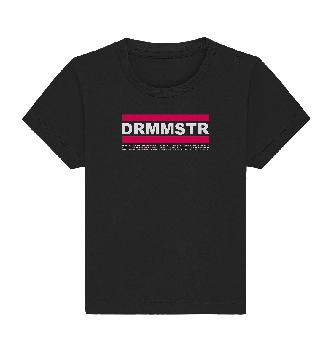 drmmstr "rlrr lrll" - baby shirt | black