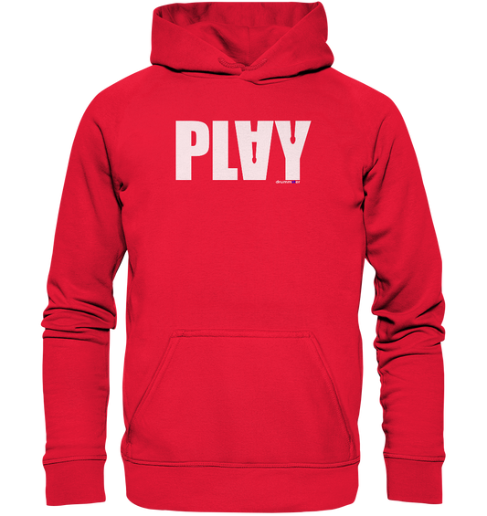 Play v2 - kids hoodie | red
