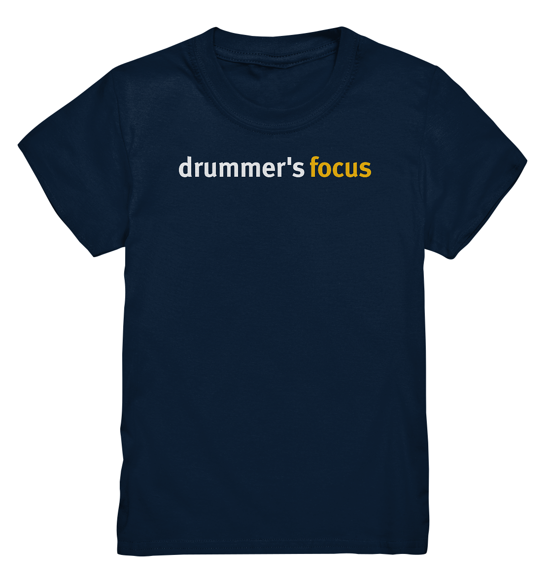 drummer's focus - kids shirt | various colors