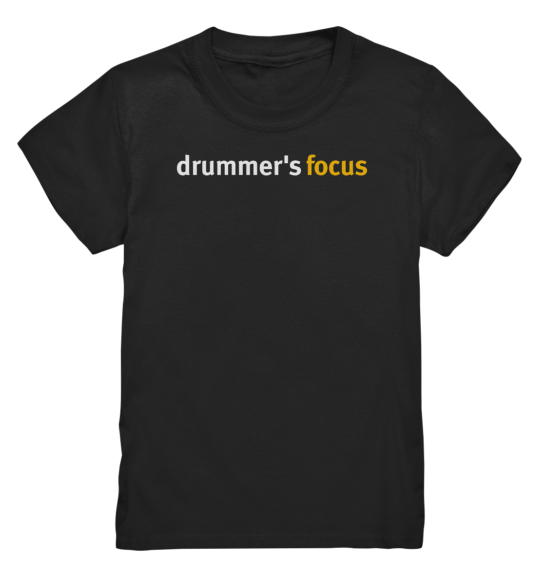 drummer's focus - kids shirt | various colors