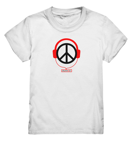 sound of peace - kids shirt | white