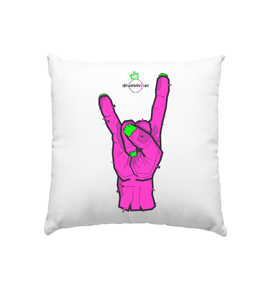 monster-mäx "rock'n roll" - pillow 40x40cm