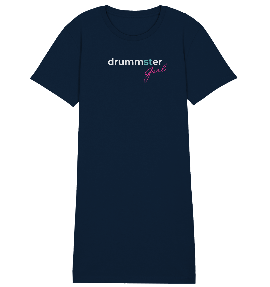 drummster girl - ladies shirt dress | various colors