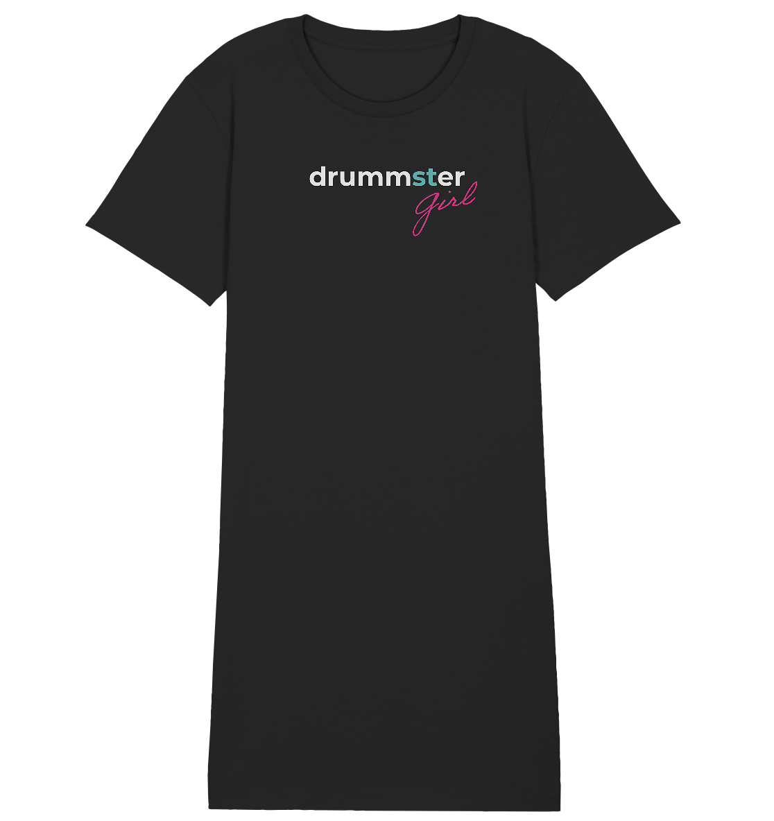 drummster girl - ladies shirt dress | various colors