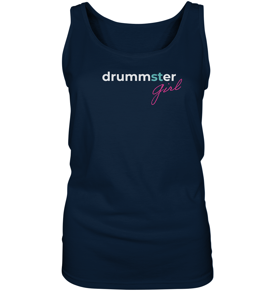 drummster girl - ladies tank-top | various colors