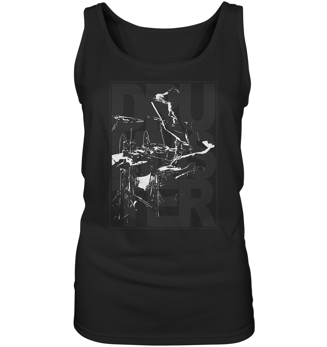 art of drummster - ladies tank-top | various colors