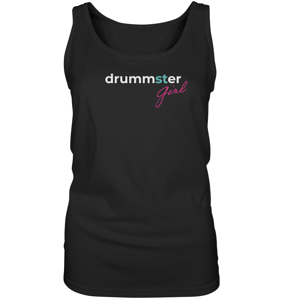 drummster girl - ladies tank-top | various colors