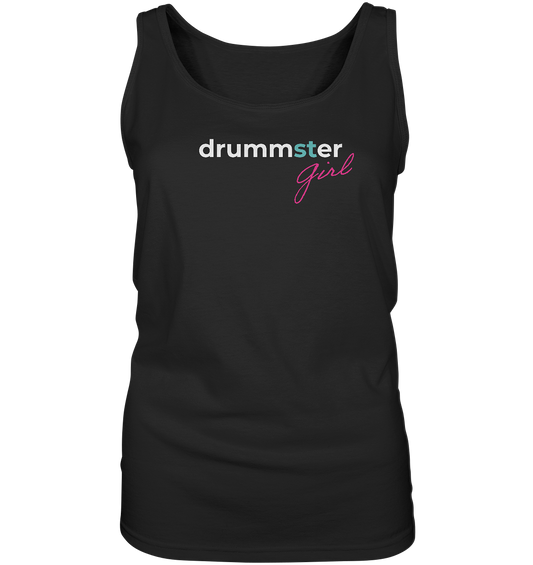 drummster girl - ladies tank-top | various colors