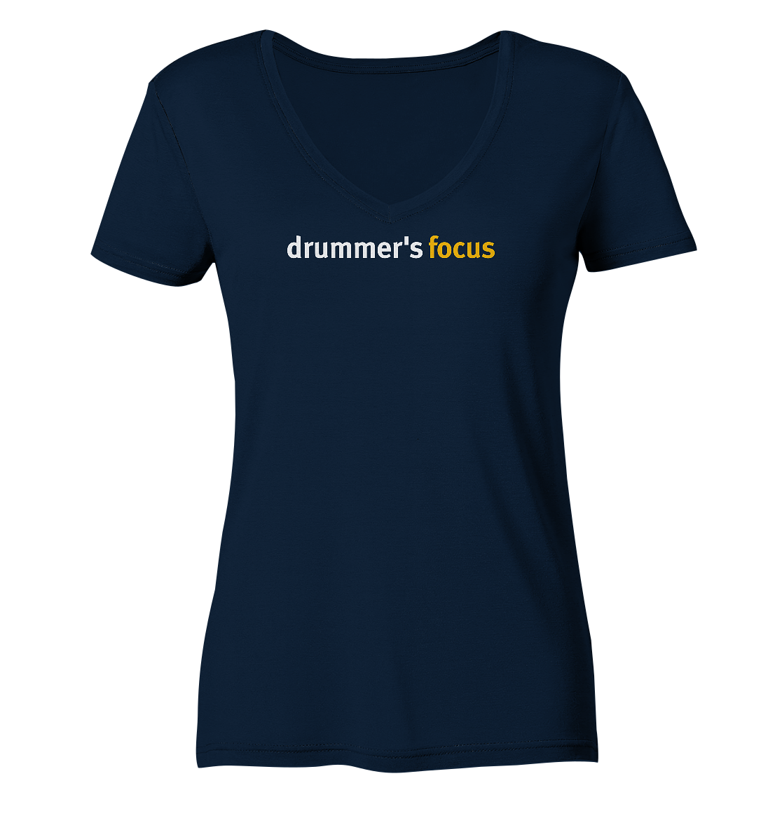 drummer's focus - ladies v-neck shirt | various colors