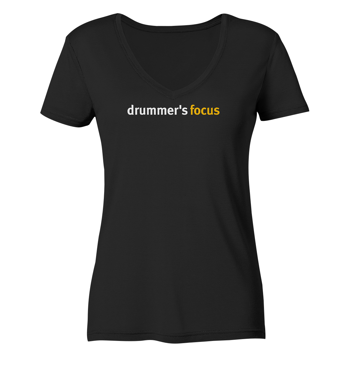 drummer's focus - ladies v-neck shirt | various colors