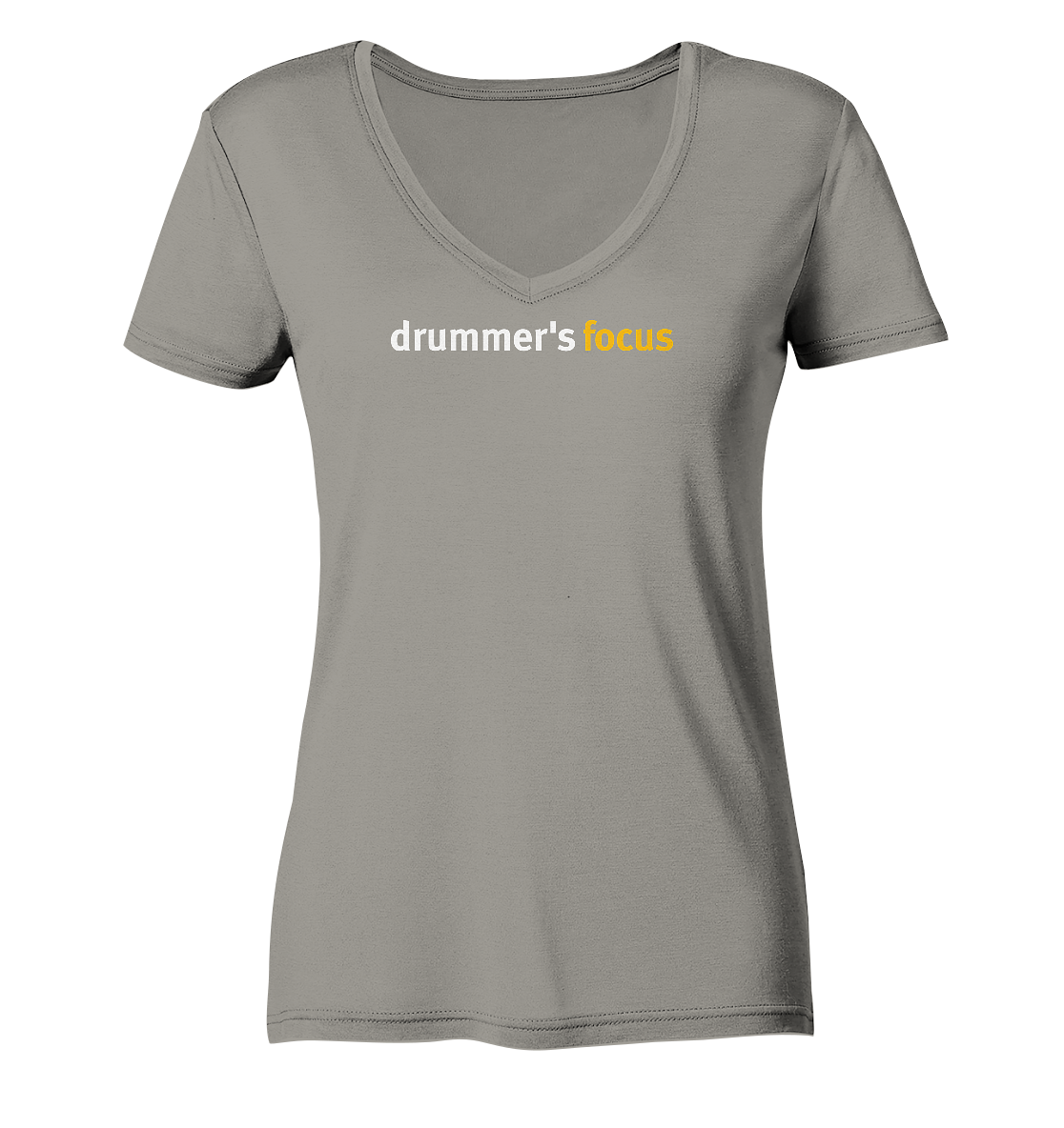 drummer's focus - ladies v-neck shirt | various colors