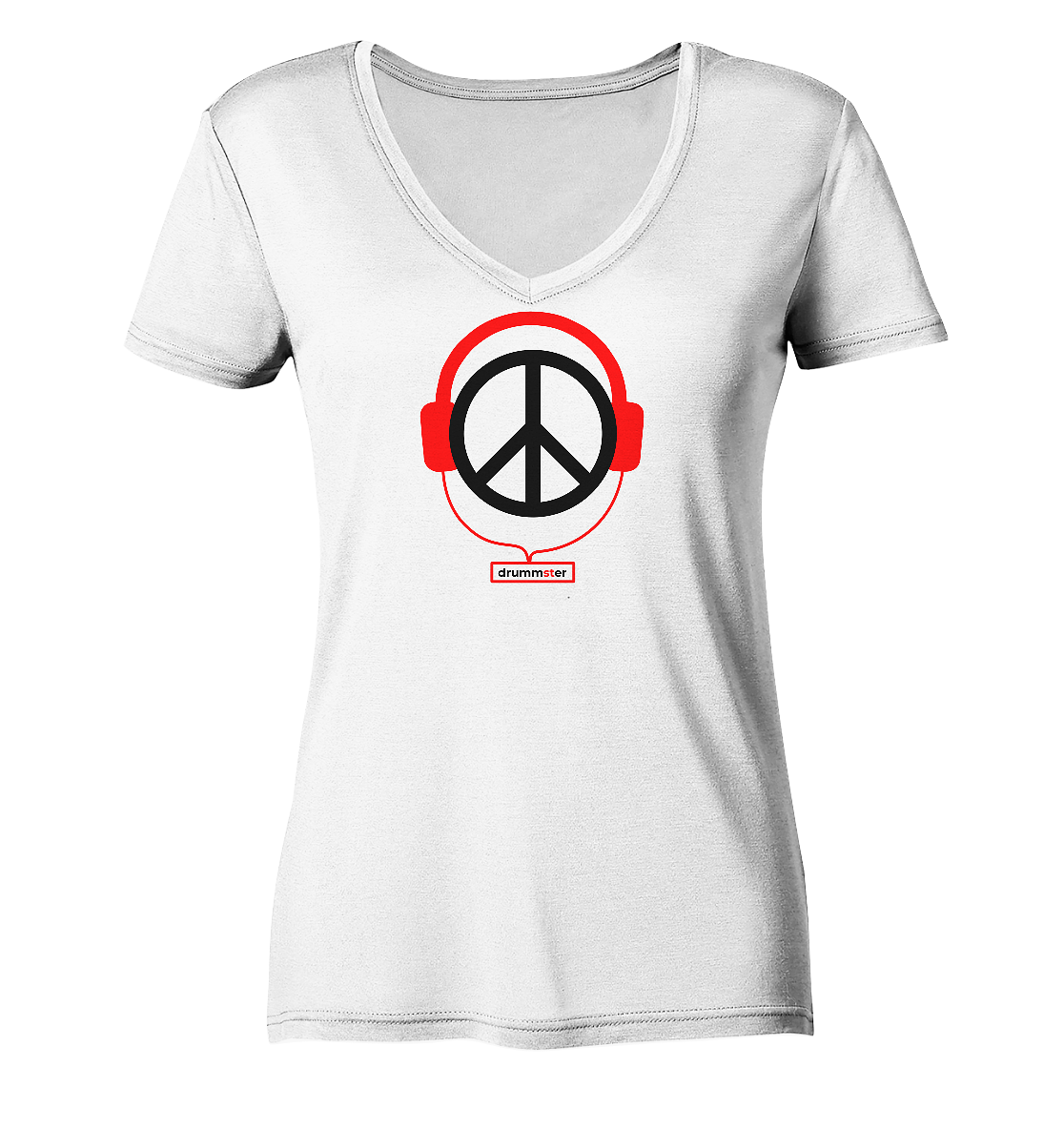 sound of peace - ladies v-neck shirt | various colors