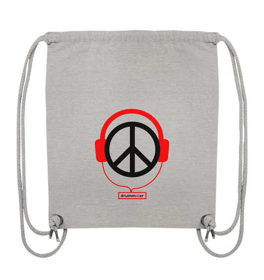 sound of peace - gym-bag | heather grey