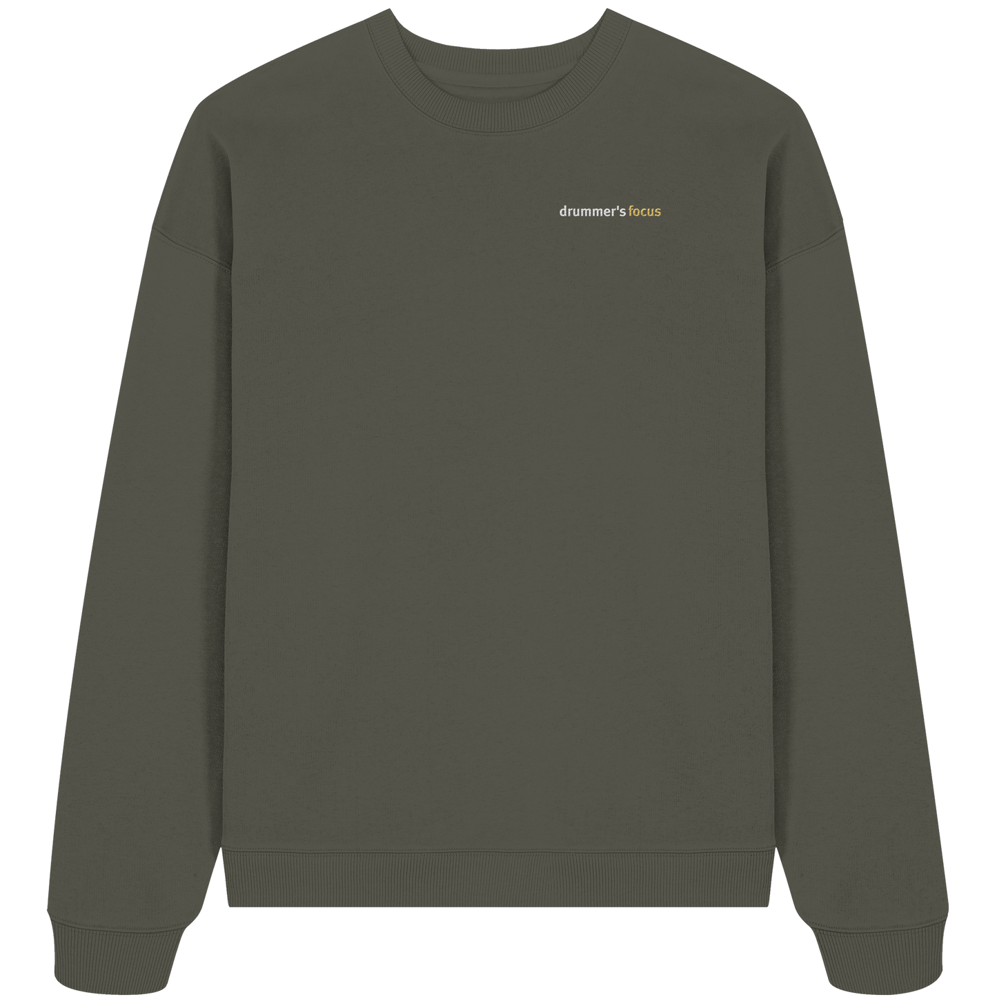 drummer's focus (gestickt) - oversize sweatshirt | various colors