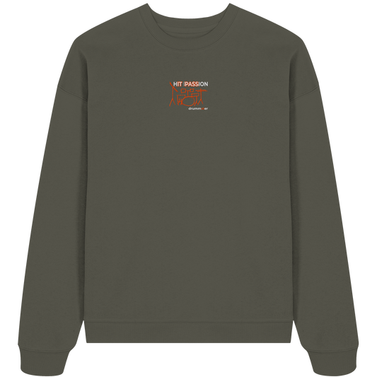 hIT with PASSion (gestickte Version) - oversize sweatshirt | khaki