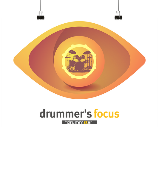 drummer's focus - Poster Din A3 (quer)