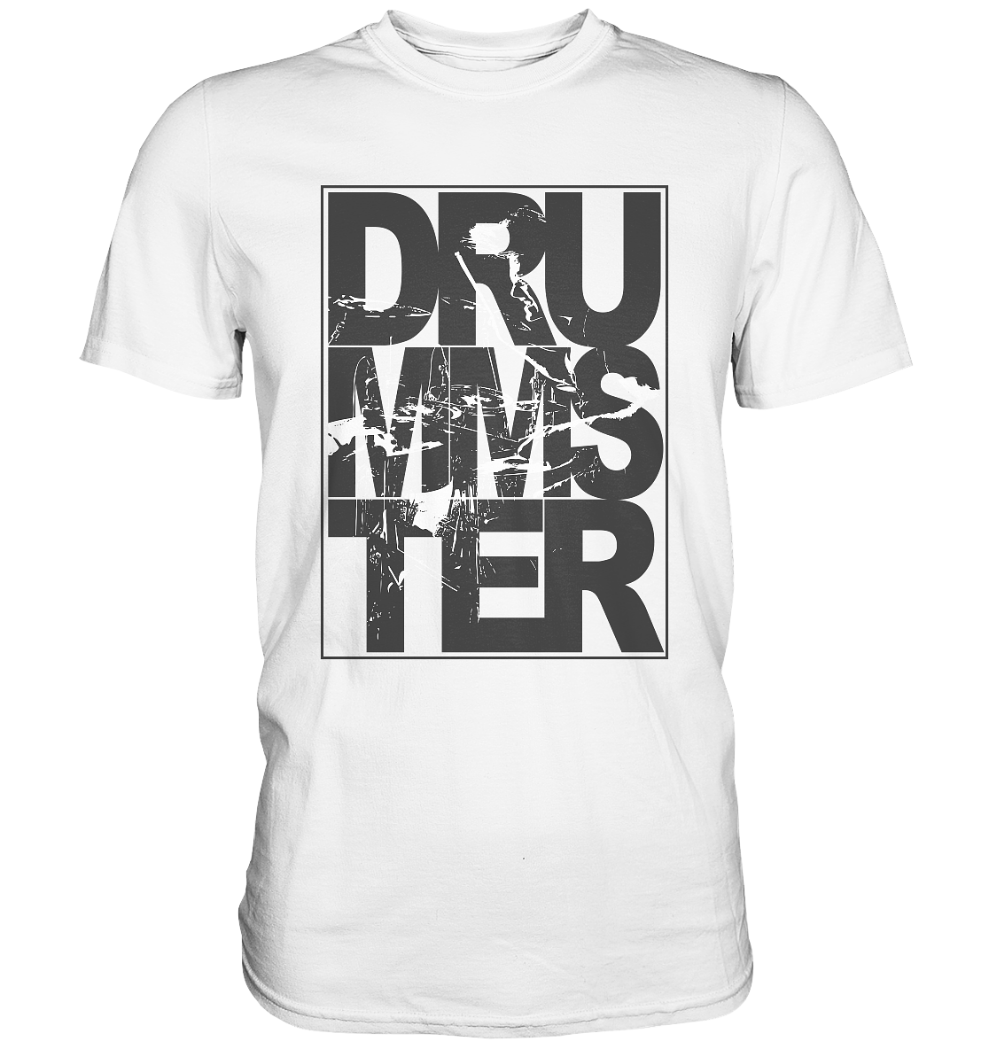 art of drummster v3 - unisex shirt | white