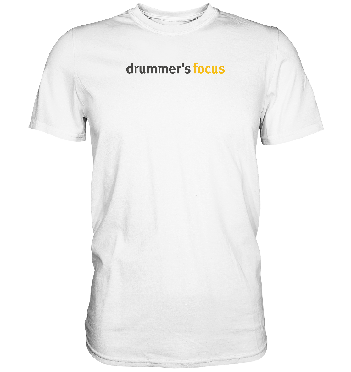 drummer's focus - unisex shirt | white