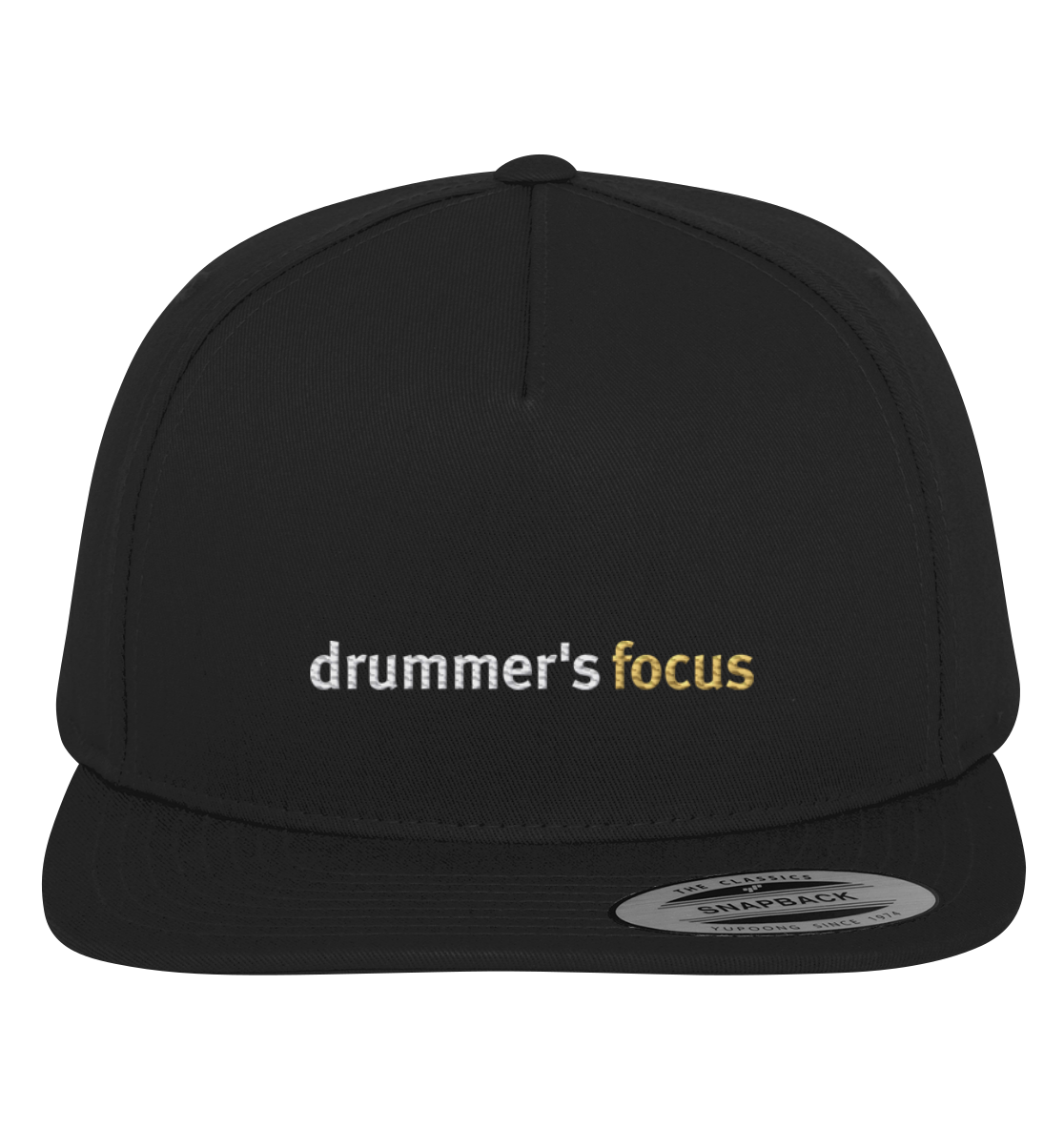 drummer's focus (gestickt) - snapback | various colors