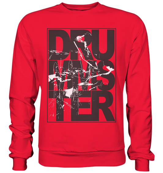art of drummster v2 - sweatshirt | red