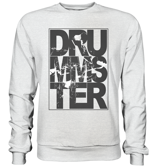 art of drummster v3 - sweatshirt | heather grey