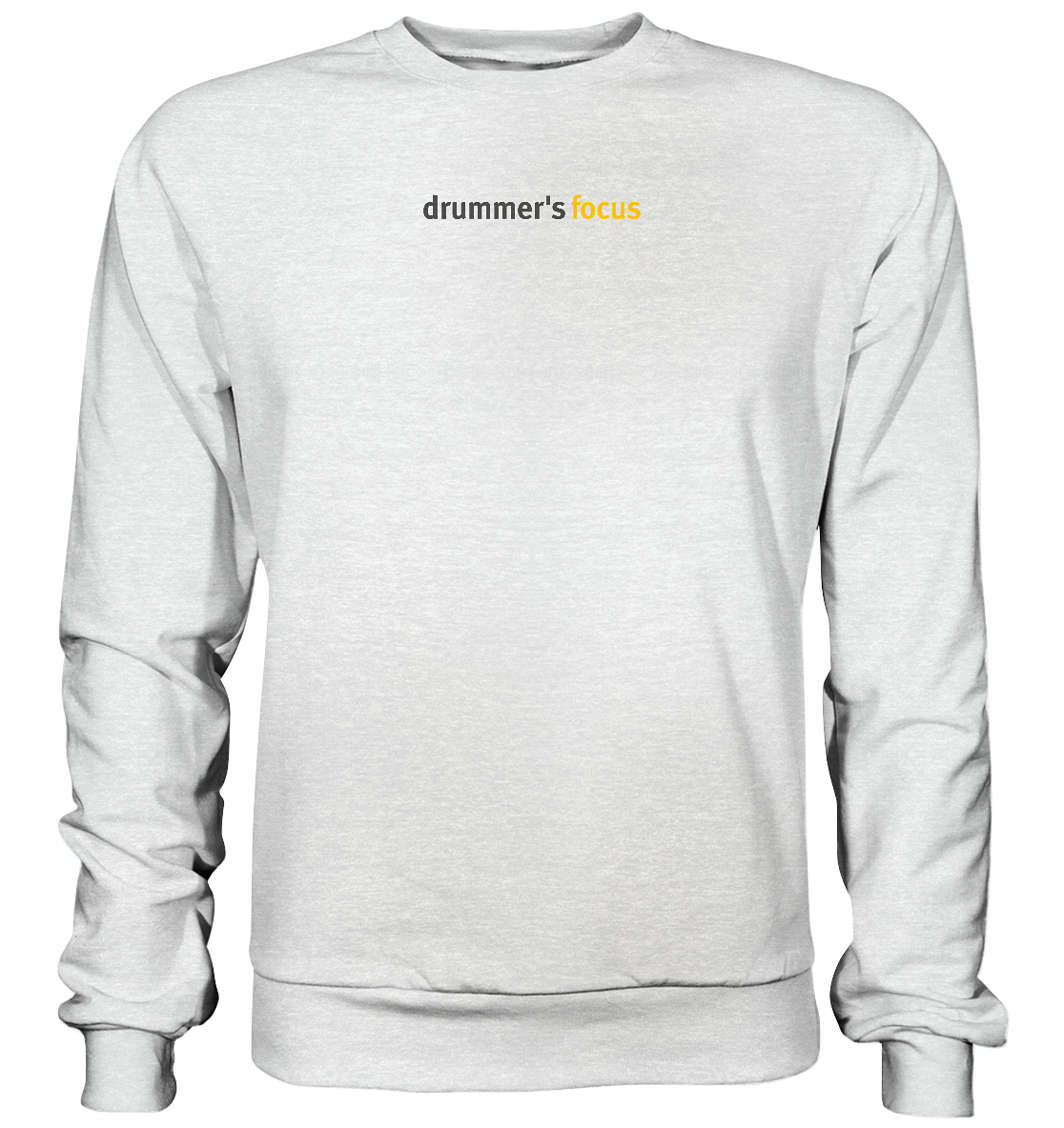 drummer's focus - sweatshirt | grey